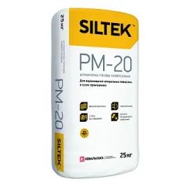 Штукатурка Siltek PМ-20 гіпсова універсальна, 25 кг — Купити Штукатурка – якісне оздоблення стін та стель