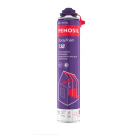 Напилювана ізоляційна професійна піна для утеплення PENOSIL SprayFoam 138 810ml — Купити Утеплювач для будинку — базальтова вата, пінопласт, скловата в Україні
