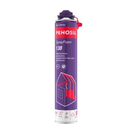 Напыляемая изоляционная профессиональная пена для утепления PENOSIL SprayFoam 138 810ml