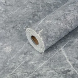 Самоклеящаяся стеновая PET плитка в рулоне 600х3000х2мм Серый камень