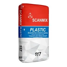 117 SCANMIX PLASTIC FLEXIBLE (25кг) - Смесь эластичная клеящая