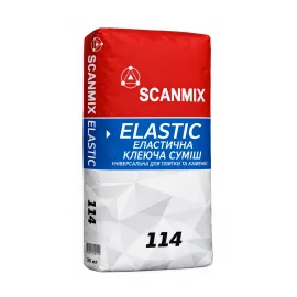 114 SСANMIX ELASTIK (25кг) Смесь клеящая эластичная