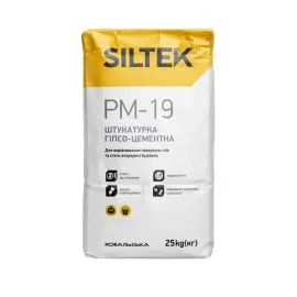 Штукатурка гіпсо-цементна Siltek PМ-19 25 кг