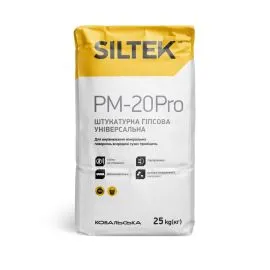 Штукатурка гіпсова універсальна Siltek Pro PM-20 25кг