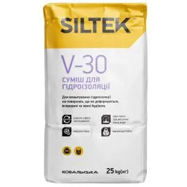 Суміш для гідроізоляції Siltek V-30 25кг — Купити Гідроізоляційні суміші – надійний захист від вологи та протікання