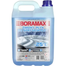 Омивач скла автомобільний зимовий Boramax, 4 л — Купити Автотовари — автопилососи, троси, каністри, пускозарядні та зарядні пристрої, акумуляторні мийки
