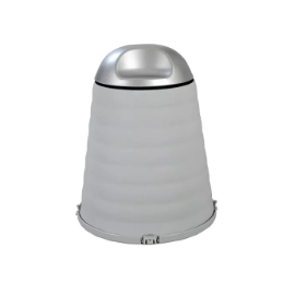 Відро для сміття на 7л пластикове сіре, 24*24*30см