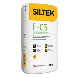 Siltek F-05 Суміш самовирівнювальна для підлоги від 3 до 80 мм, 25 кг — Купити Суміші для підлоги – надійне та рівне покриття