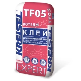Клей Kreisel для приклеювання мінераловатних та пінополістирольних плит, 25 кг