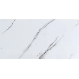 Самоклеюча вінілова плитка 600х300х1,5мм (СВП-111) Глянець білий з сірим малюнком — Купити Вінілова плитка для стін та стелі — самоклеючі ПВХ панелі