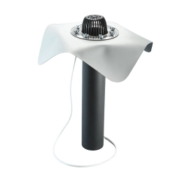 Воронка Покрівельна SGT 110/600мм з нержавіючим фланцем, з ПВХ фартухом, з термокабелем