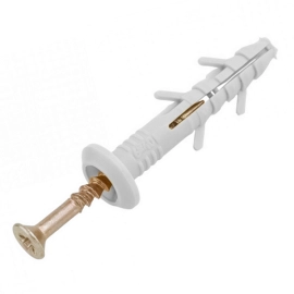 Дюбель быстрого монтажа Потай со шурупом