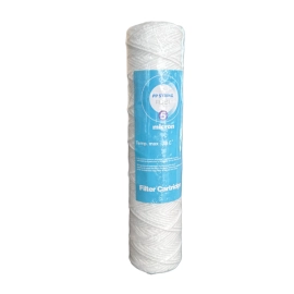 Картридж із поліпропіленової нитки 10 ″ 5 mcr 80°C NSF